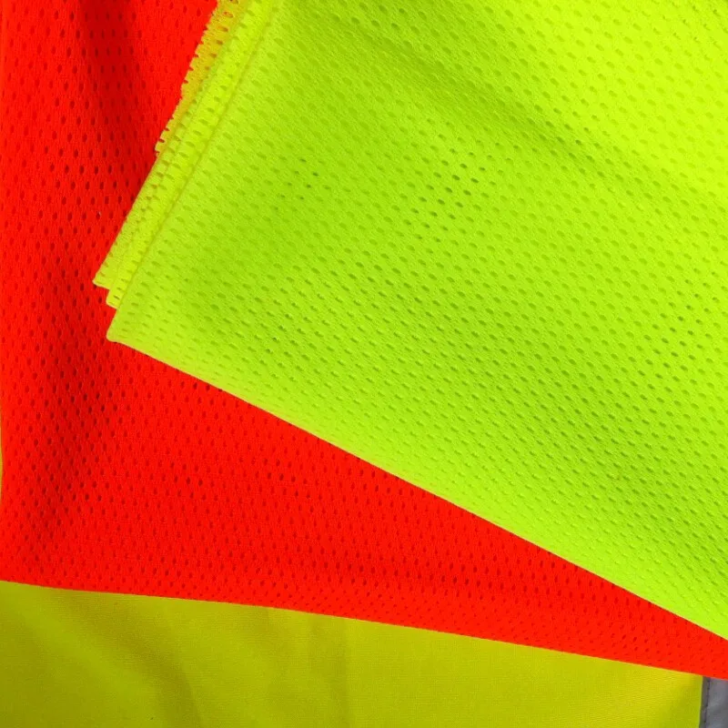 
reflective mesh fabric for safety vest cloth fabric 