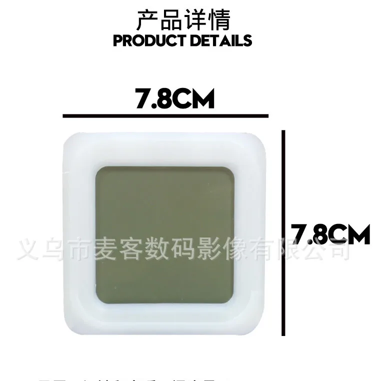 Hot Sale Approved Sublimation Blanks LED Alarm Clock with Different Colors Changing