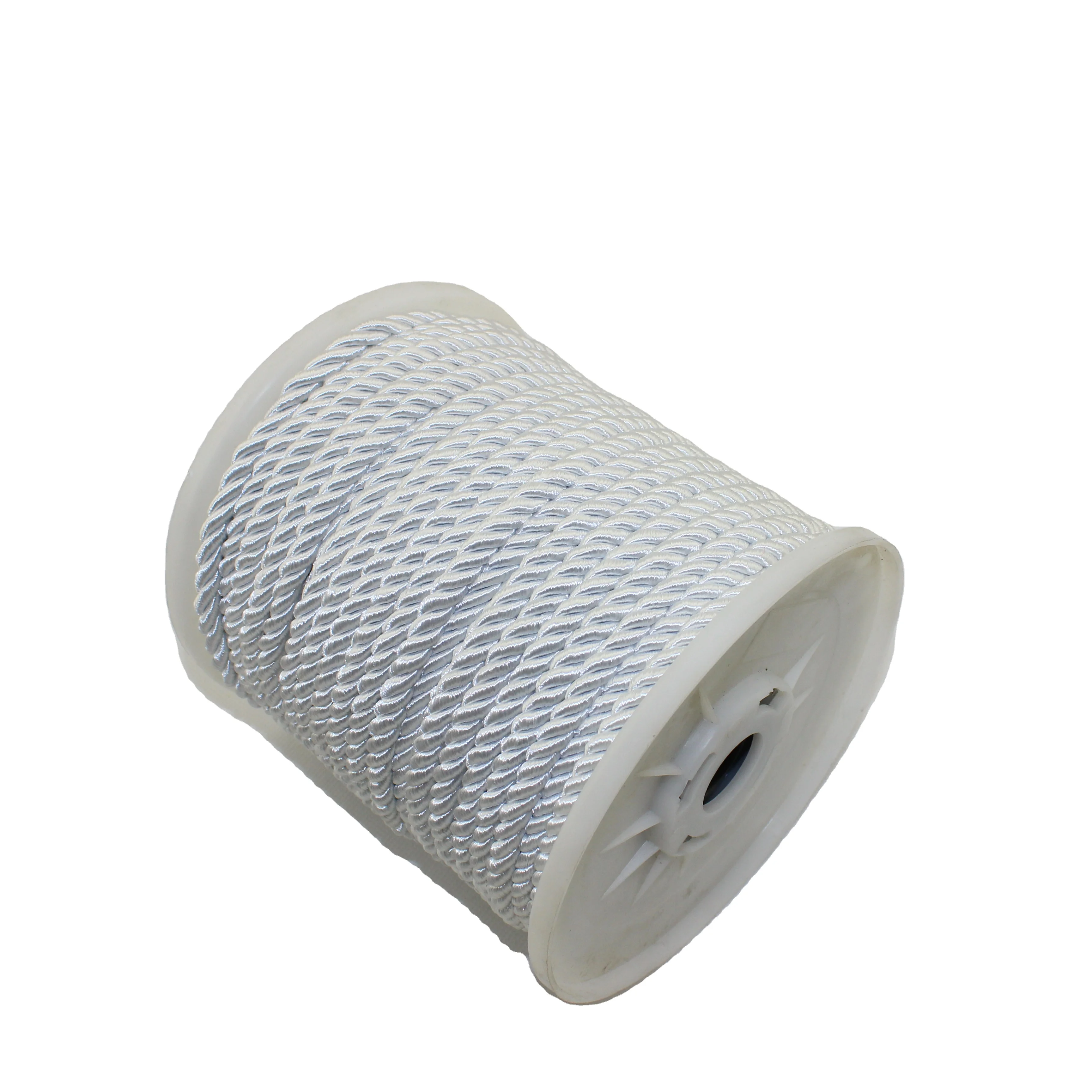 High Quality Strong Polypropylene 3 and 4 Strand Marine Plastic Ropes for Fishing and Mooring