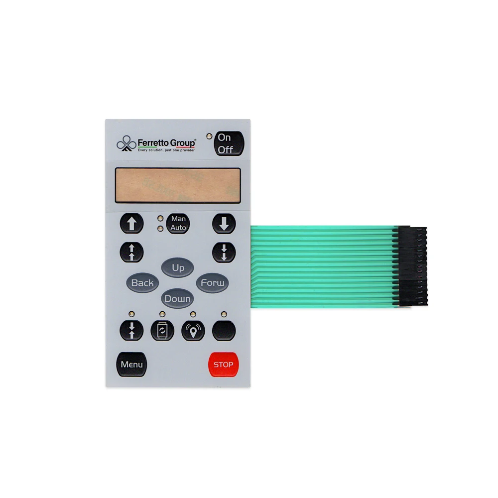 Membrane Keypad For Metal Dome Embossing