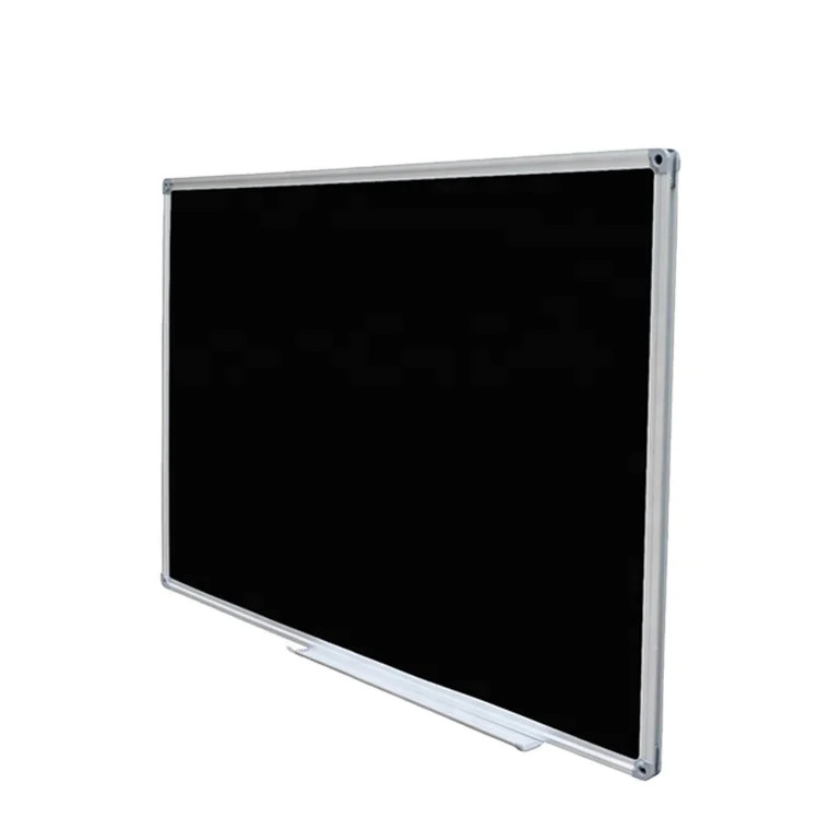 Factory aluminum frame message black board wall mounted writing chalkboard for school office
