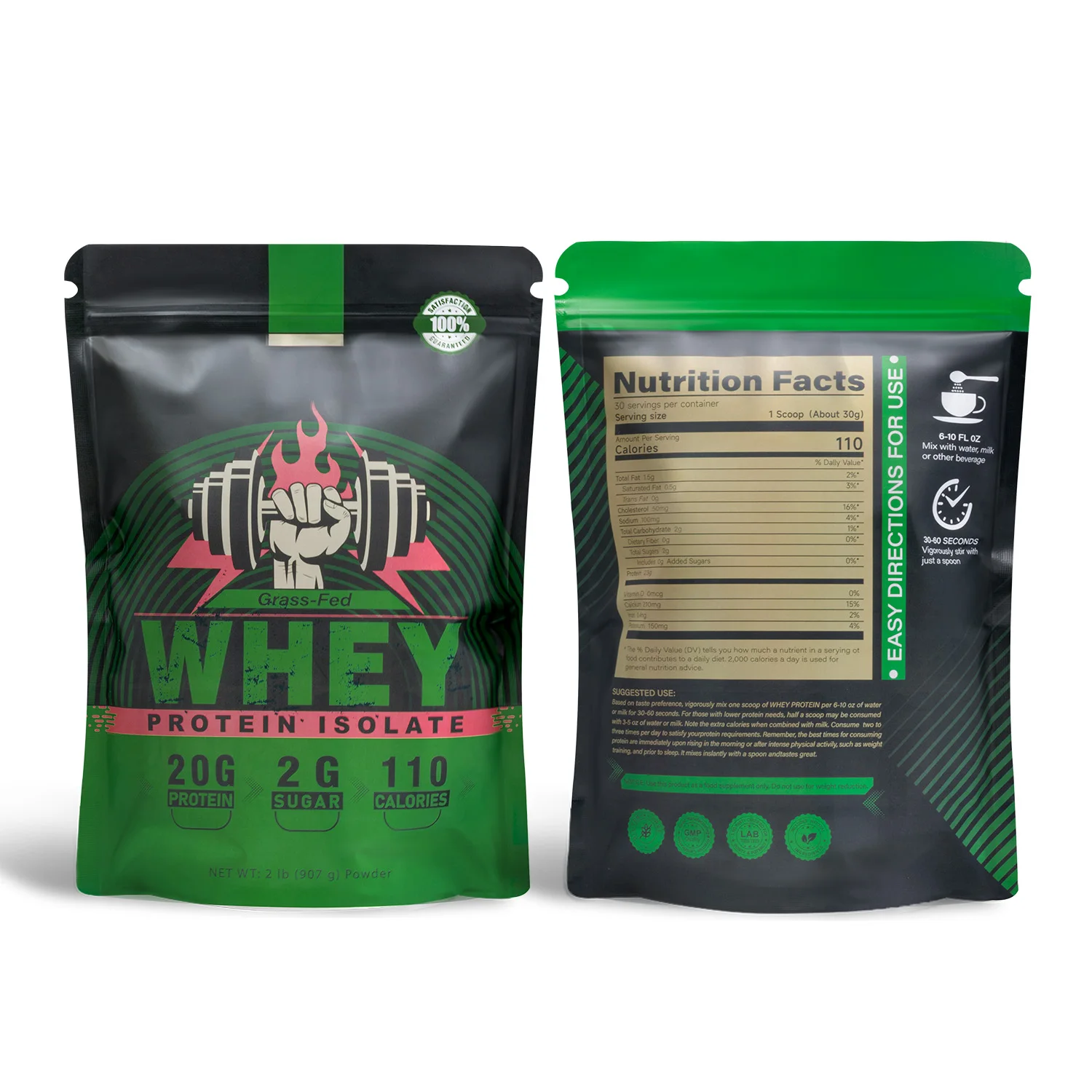 Изоляемый сывороточный протеин порошок натуральные ингредиенты премиум качества доступны для оптовых и пользовательских заказов