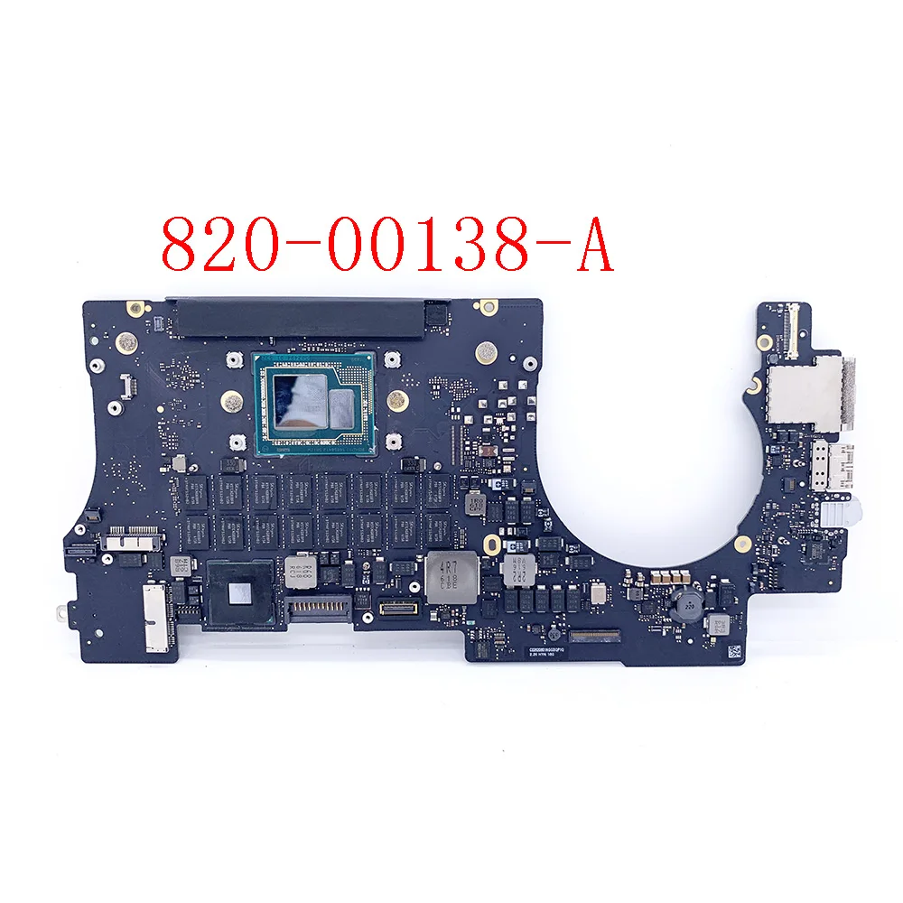 Оригинальная материнская плата A1398 2 2/2 5/2 8 ГГц i7 16 Гб ОЗУ для Macbook Pro Retina 15 