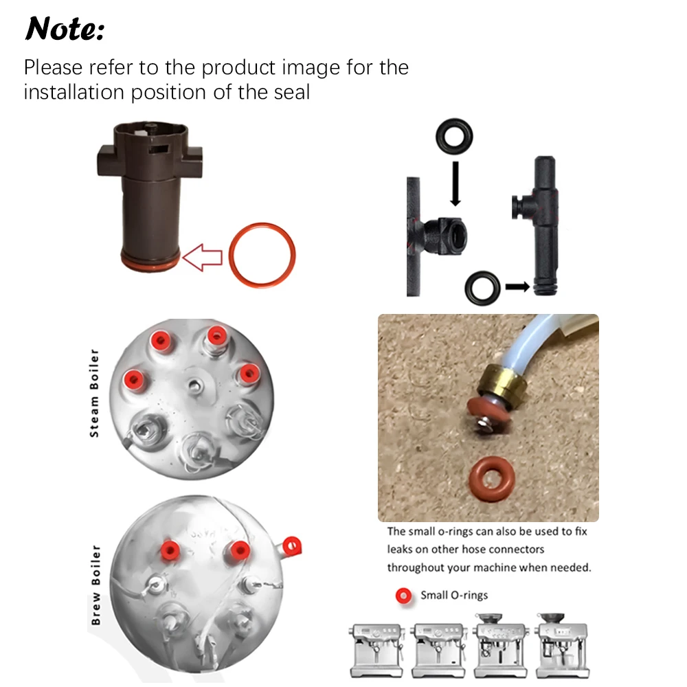 1SET Oval Head Key Tool O-Ring Gasket Set Compatible With Most Jura C, E, ENA, F, J, S, Z, X, Cappuccino Series Machines