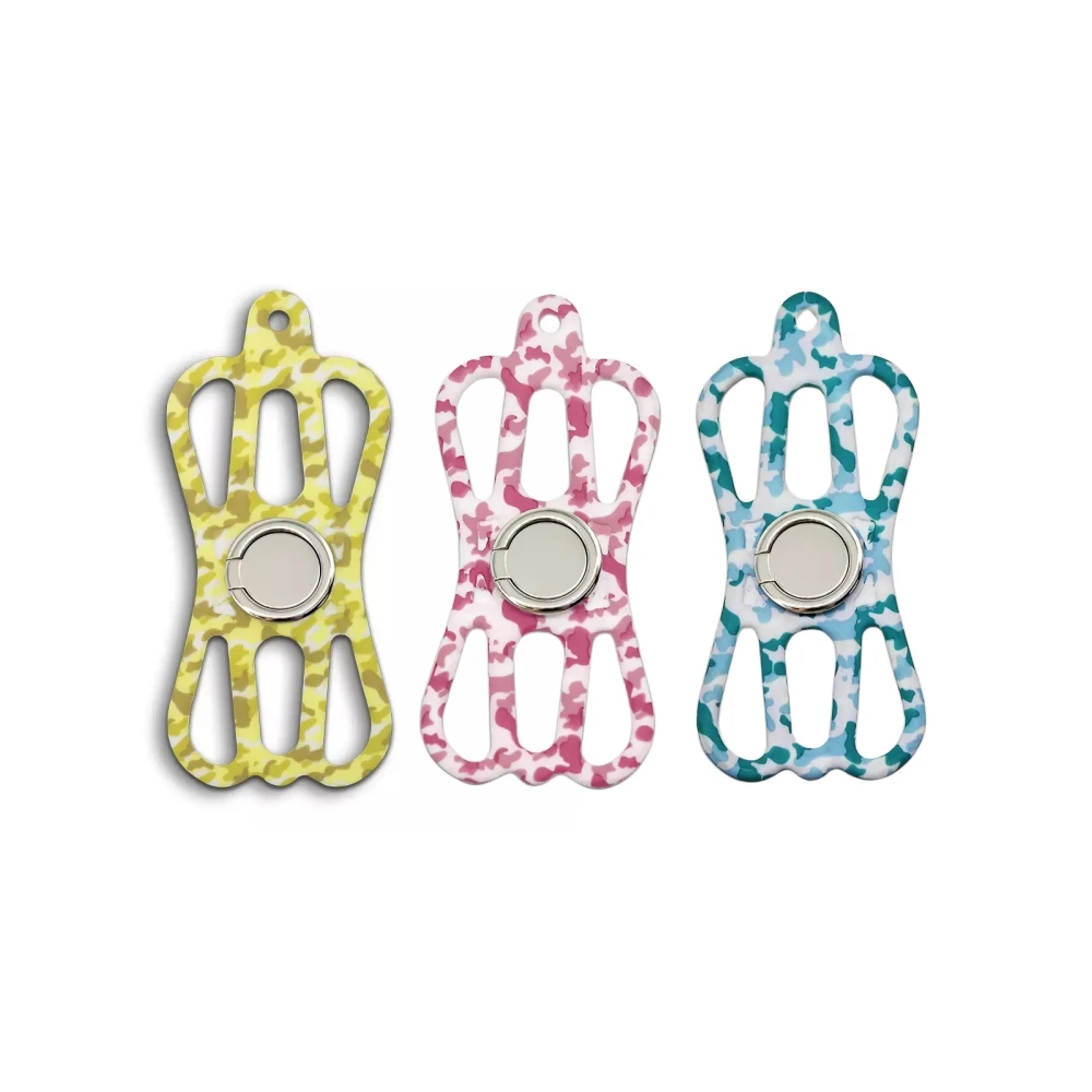 Professional Manufacturer Wholesale Silicone Phone Case Lanyard Mobile Phone Case with Ring Multifunction Camouflage Phone Case