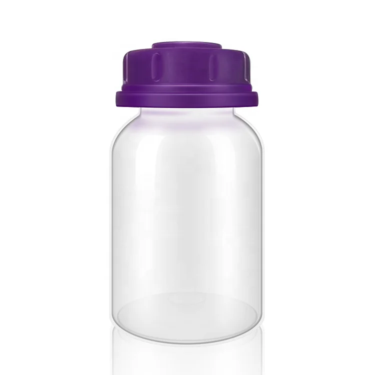 Manufacturers of custom BPA free Standard Neck Breastmilk Collection Bottle Breast Milk Storage Bottle