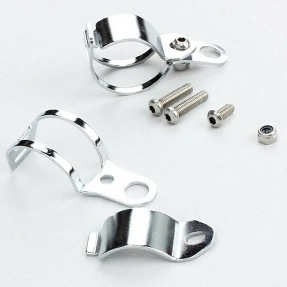 1 pair Motorcycle Turn Signals Relocation Fork Clamps Mount Light Holder lamp mount Bracket for 30MM-45MM front fork