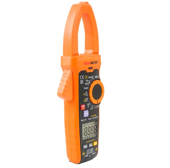 
PM2128 1000A AC/DC Auto Ranging Smart Digital Clamp Meter with Capacitance 6KuF V 