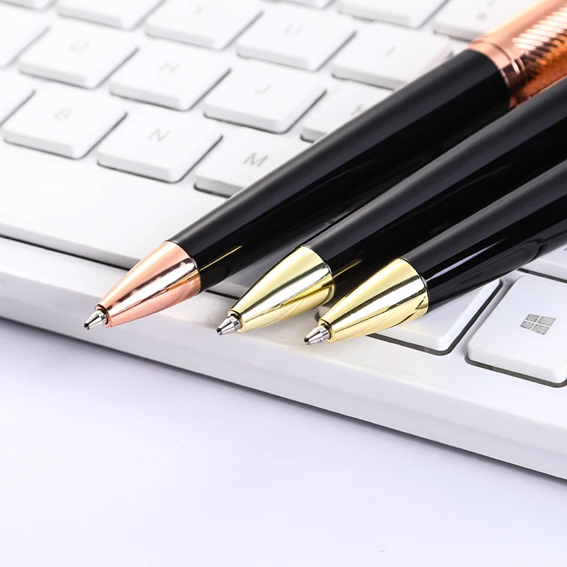 China professional manufacture luxury metallic promotional ball pen Golden metal ballpoint custom pen with logo pen
