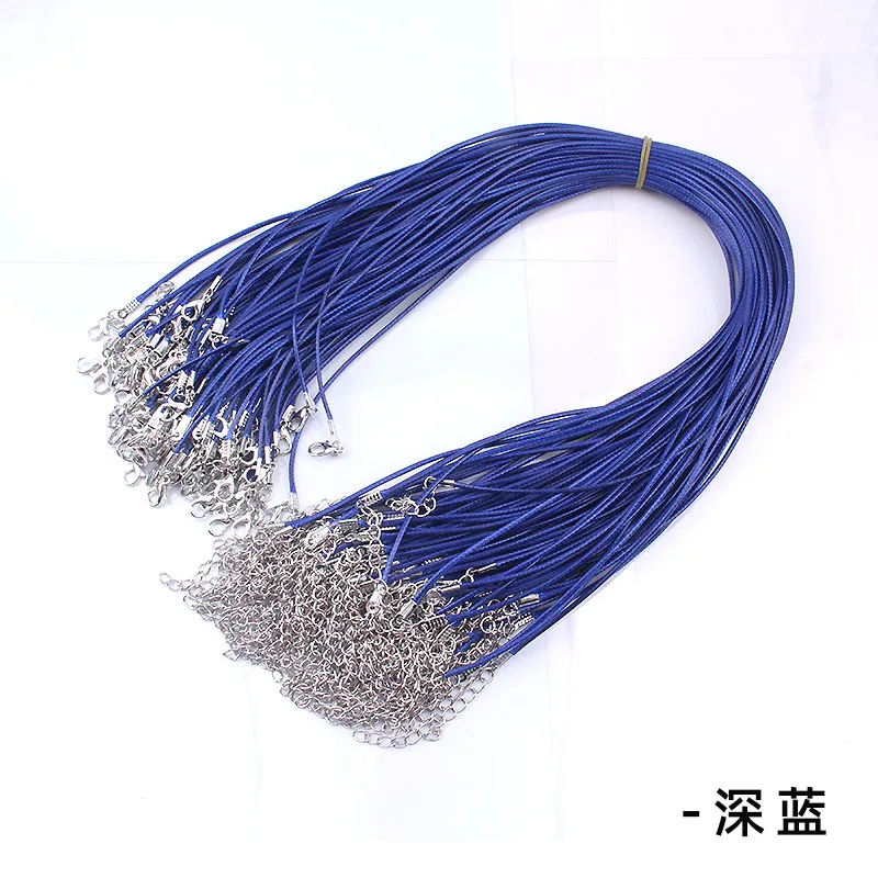 DIY Jewelry Accessories Mobile Shell Decoration Leather Cord Necklace Korean Lobster Clasp