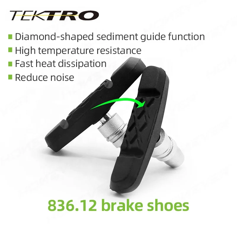 Aluminum Alloy Road Mtb Folding Bike Bicycle Parts V Brake Caliper Bicycle Brake Shoes