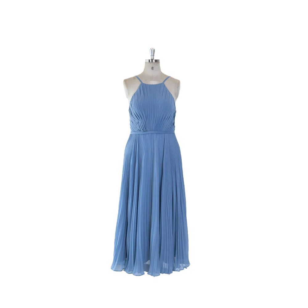 TEENYEE Latest Design A-Line Tea-Length Ladies Party Dresses Formal Women Dresses Bridesmaids