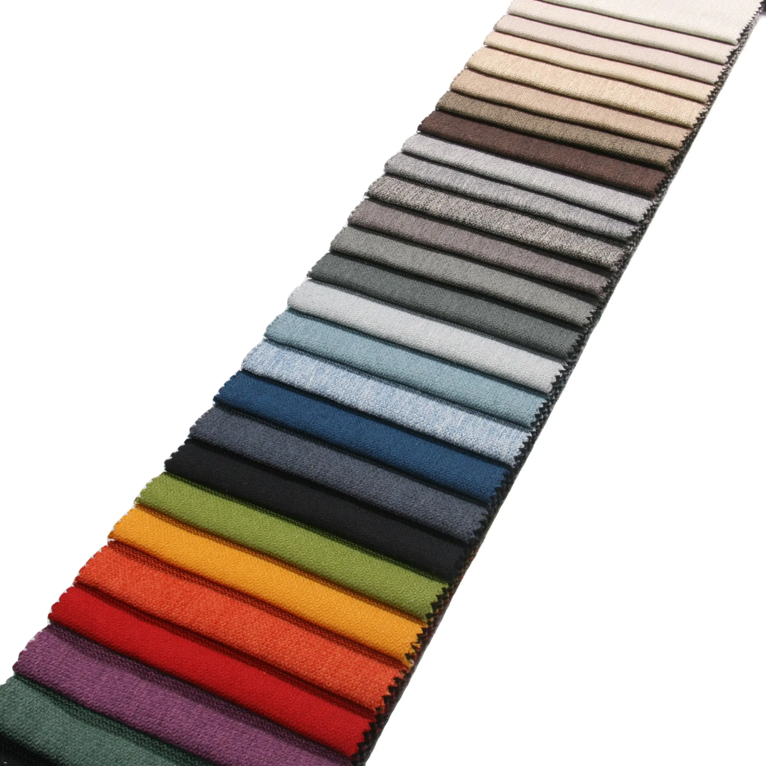 cheap price 100% polyester looks linen fabric for curtain upholstery fabric