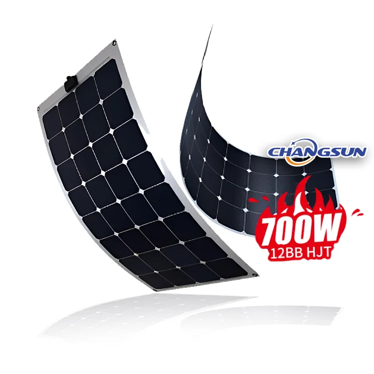 Customization Thin Film Roofing Sheet Portable Paneles Solares Costos Monocrystalline RV Car Roof Flex Flexible Solar Panels