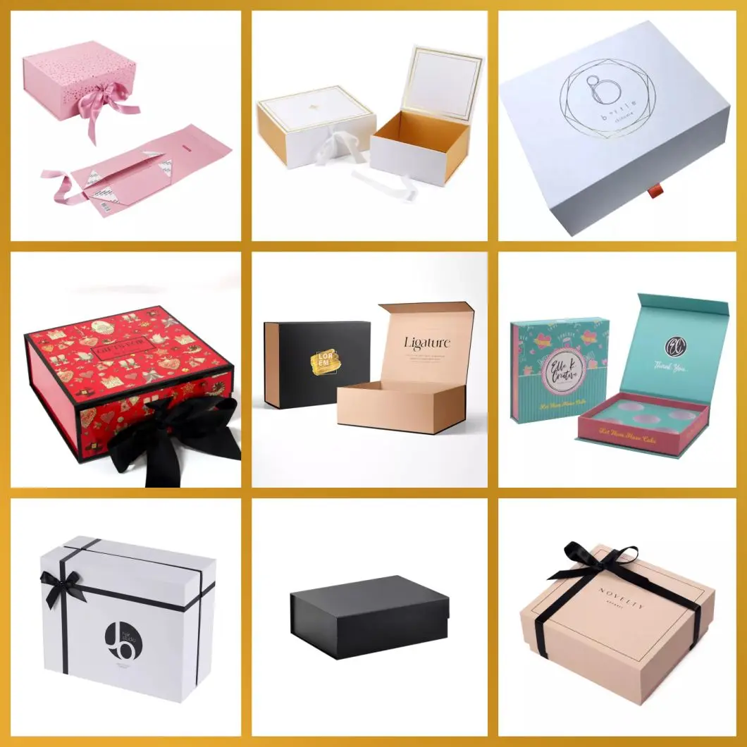 Drawer Sliding Paper Cardboard Gift Packaging Custom Box for Wallets/Belt/Apparel/Underwear/Clothing/Cosmetic /Candle/Jewelry