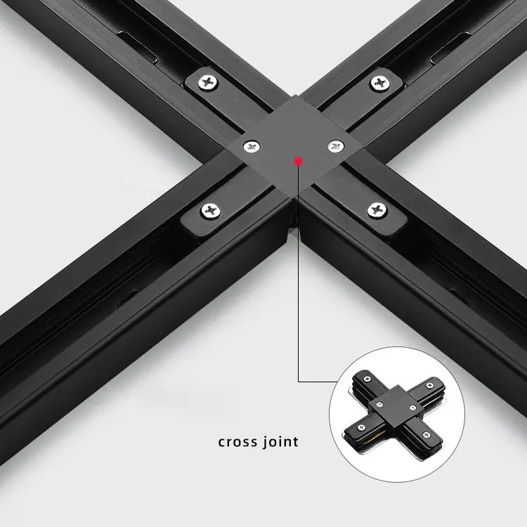 Wholesale price black commercial IP20 adjustable dimmable aluminum integrated cob 20w led track light