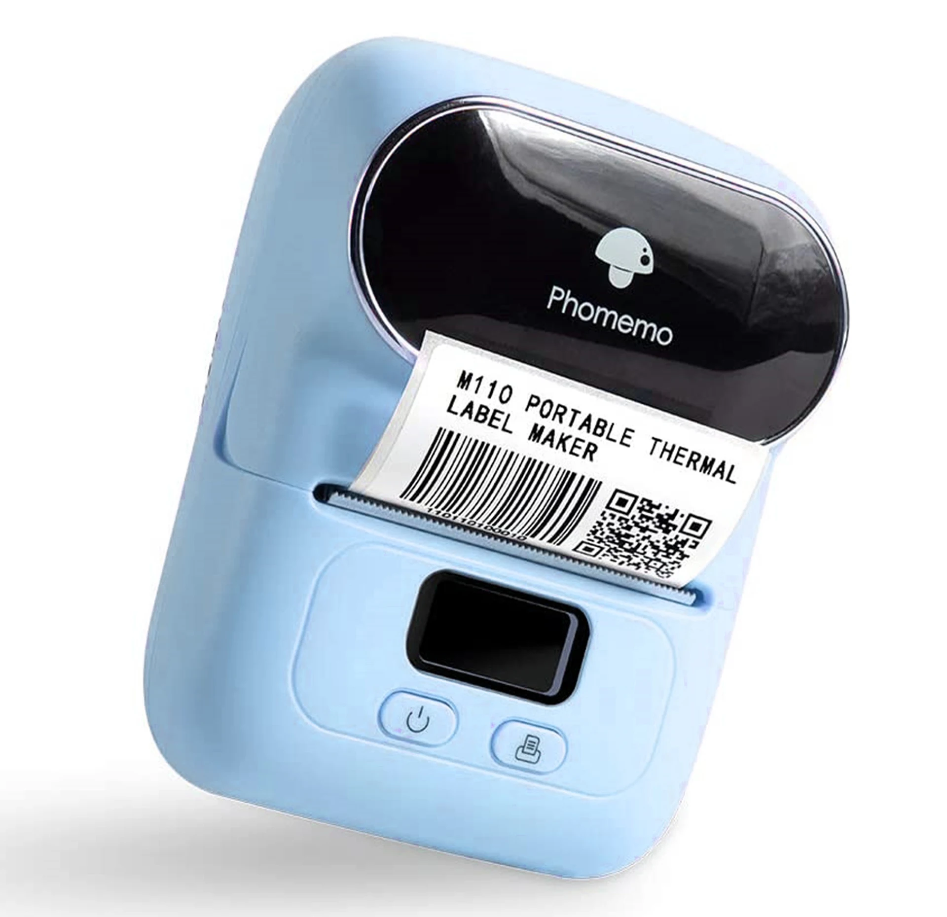 Phomemo M110 Mini Thermal BT Label Printer Wireless Portable Self Adhesive Label Maker Inkless Printer Pocket Mobile Printer
