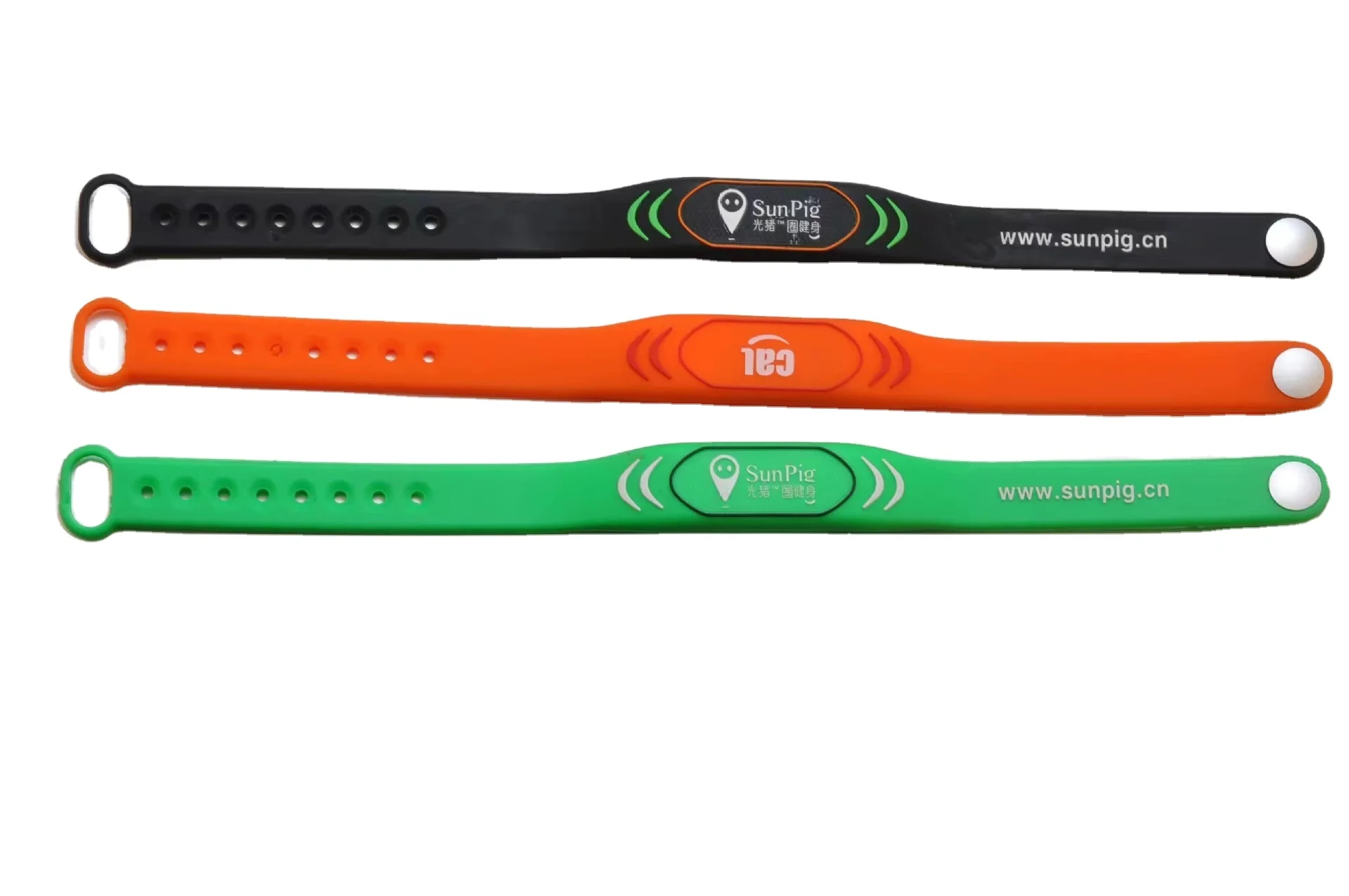 RFID Cheap colourful Custom silicone Happy Birthday letter bracelet Silicone bracelet custom printed logo bracelet