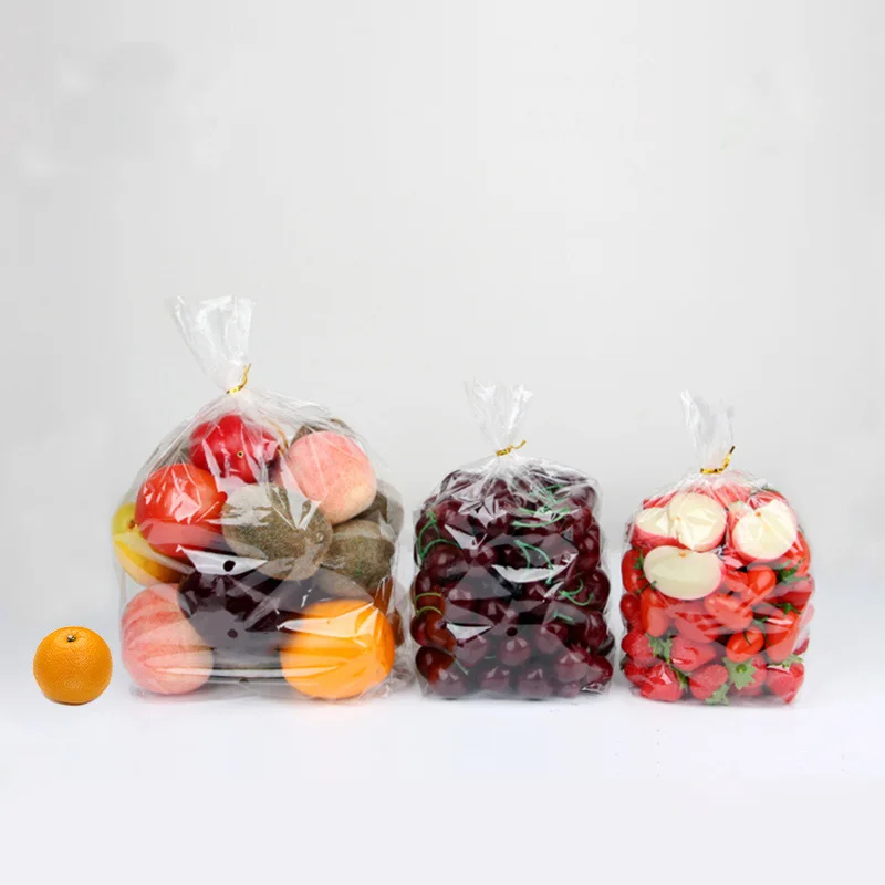 Plastic Packaging bag Clear Cellophane Bags for Fruits bread