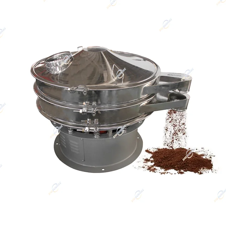 Stainless Steel Food Grade Food Grade Coffee Beans Red Beans Solid And Powder Automatic Sieving Machine