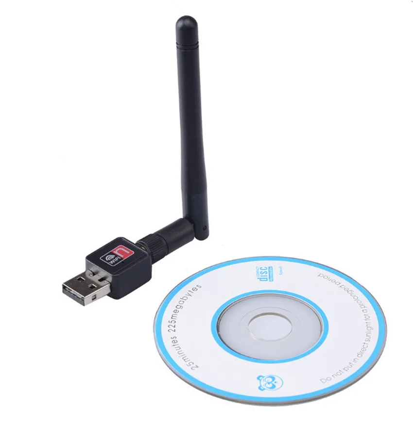 150M Wireless Network Card With CD Detachable USB2.0 WIFI Adapter MTK7601 Computer Small Network Card