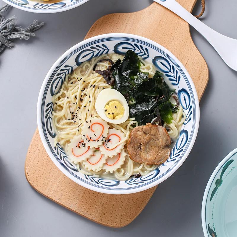 Restaurant used deep round 100% melamine ecofriend noodl ramen bowl