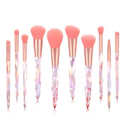 Professionals makeup brush set 10pcs high quality makeup brushes manufacture