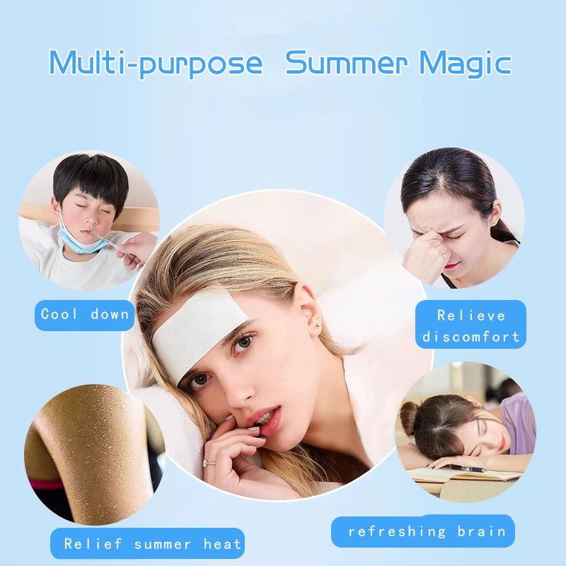 Customized Best Seller 2024 Cooling Gel Patch Professional Manufacturer Fever Reducing Patch Ice Cold Patch