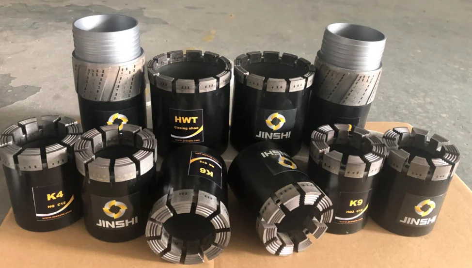 NQ reaming shell, HQ diamond reamer, PQ reamer