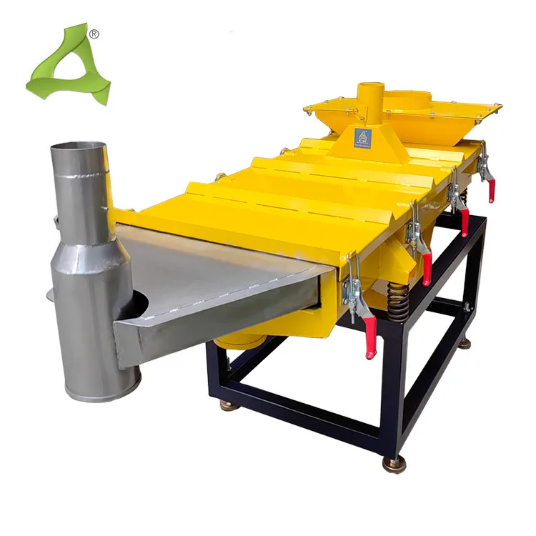 Plastic Pellets Vibrating Screen Linear Vibro Sifter Electric Vibrating Sieve Shaker Separator Sieving Machine