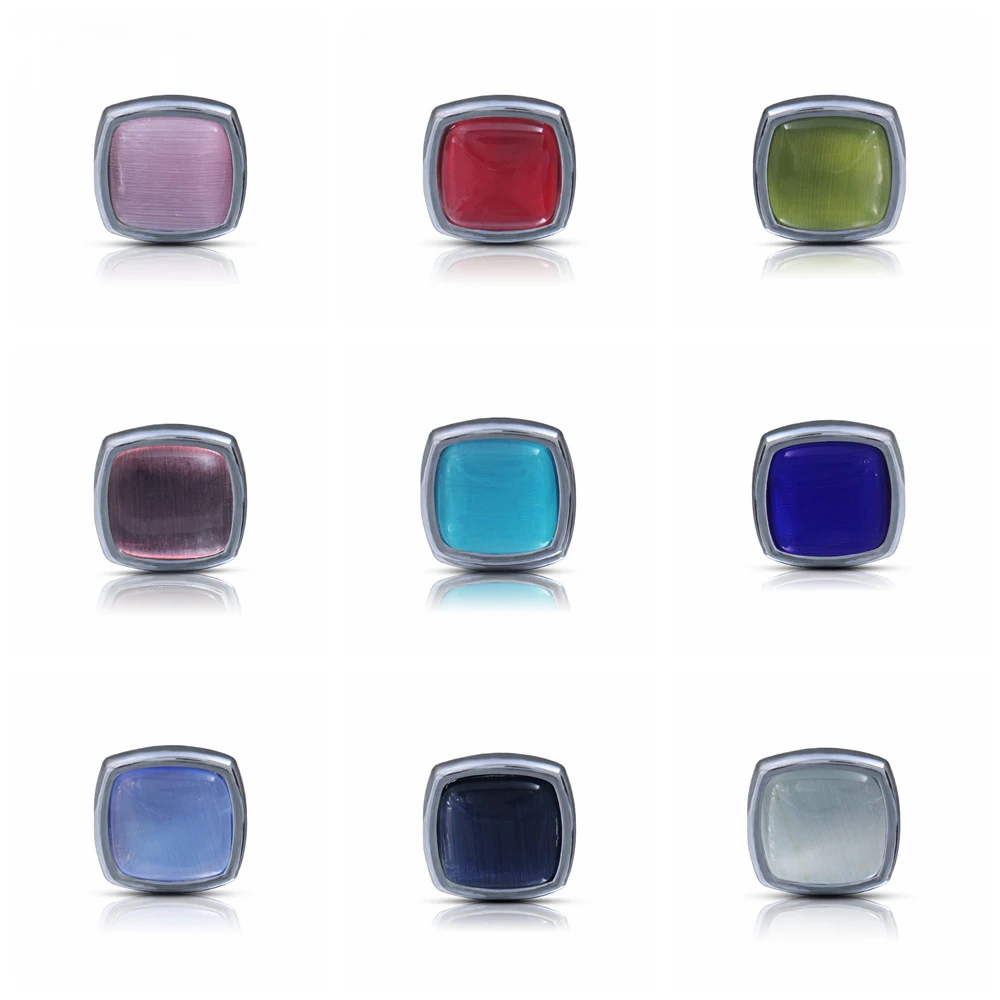 
Amazon Best Selling Marble Cat Eye Stone Cufflinks Men Cufflinks For Shirt 