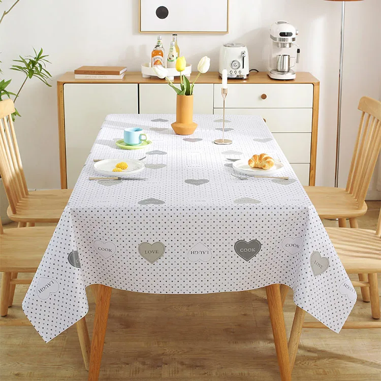 Best sale wholesale round tablecloth waterproof tables pvc tablecloth