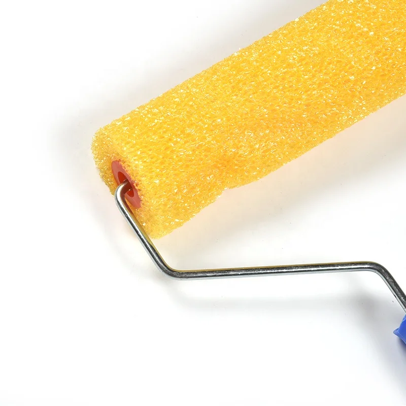 9 inch Paint Roller Brush with plastic handle Sponge Brush  Foam Brush