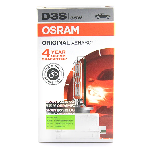 OSRAM Xenon bulb Germany Original Line D3S 66340 12V 24V 35W PK32d-5 4300K 3200Lm E1 approval
