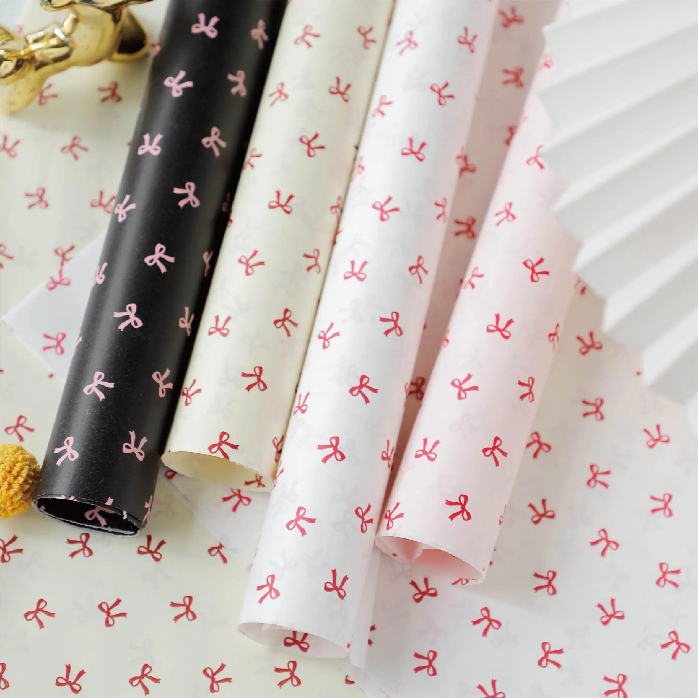 2024 New Bow Tie Korean Sydney Paper Flower Wrapping Paper Gift Wrapping Paper