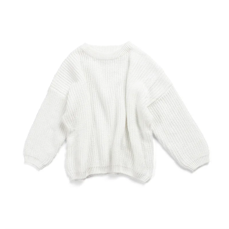 
S11859B Baby Girl Sweater Knitwear Baby Cute Hooded Shirt Children Sweater Autumn Winter New Hooded Sweater 
