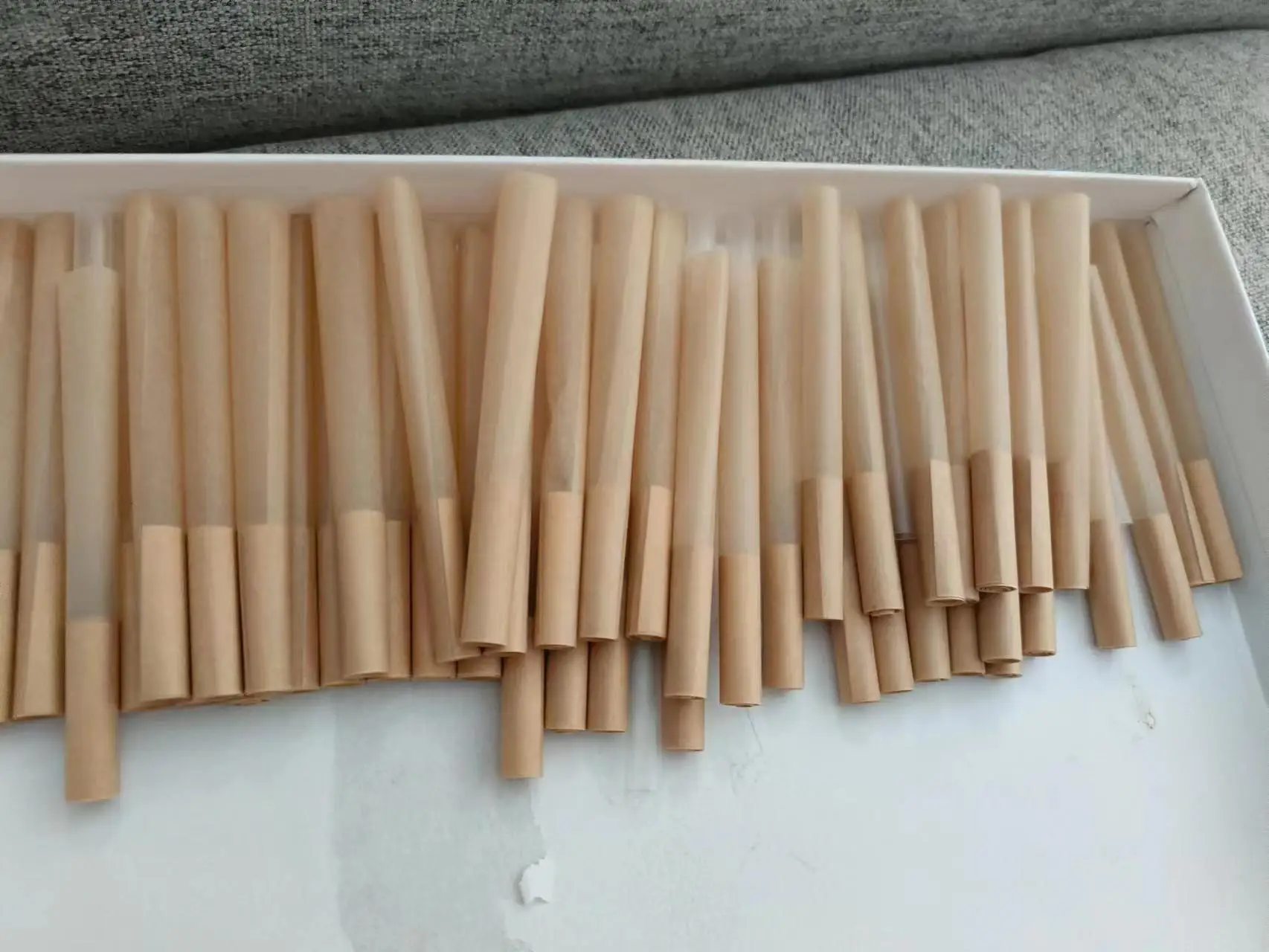 hot products made pre rolled roll straight tube cigar rolling paper band custom print logo for smoking with glass joint filter