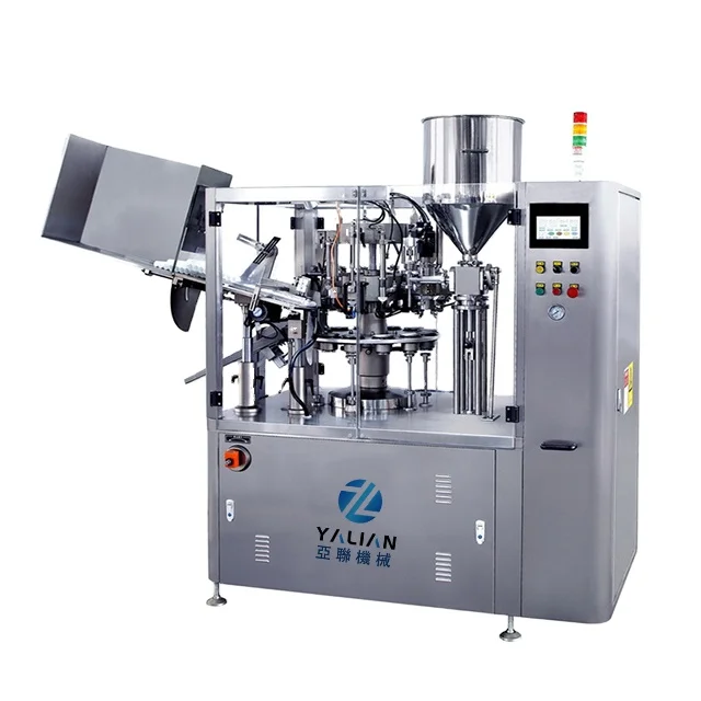 Fully Automatic Plastic Toothpaste Tube Soft Cosmetic Cream Paste Tube Filling Sealing Machine