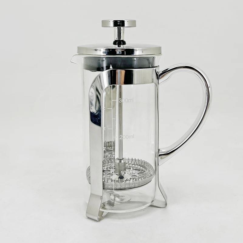 FREE Sample350ml 600ml 800ml low price dropshipping coffee maker cafetiere stainless glass coffee french press