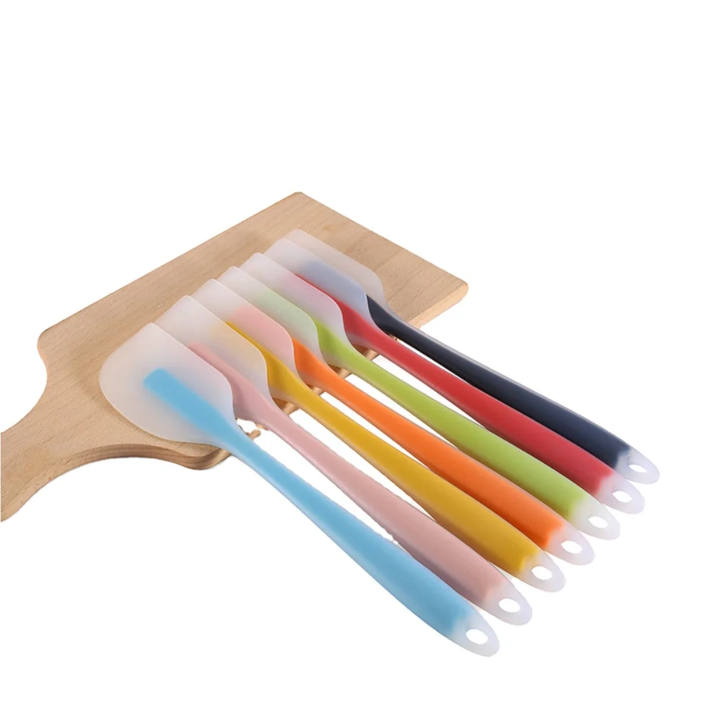 
High temperature resistant colorful Silicone knife Spatula cakes Spatula 