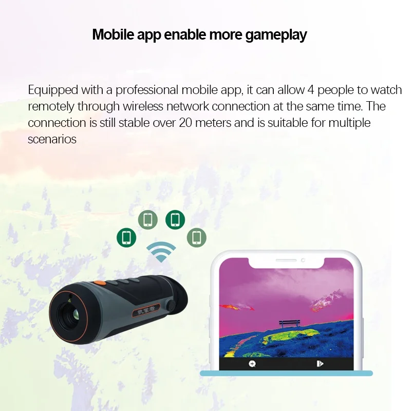 NVGT Fast target handheld Thermal night vision monocular scope 14um  Thermal scope Image For Outdoor Adventure