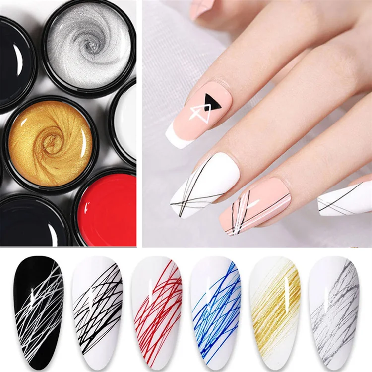 5g Soak Off  Elastic Painting Gel Polish Wire Drawing for Nail Spider Gel