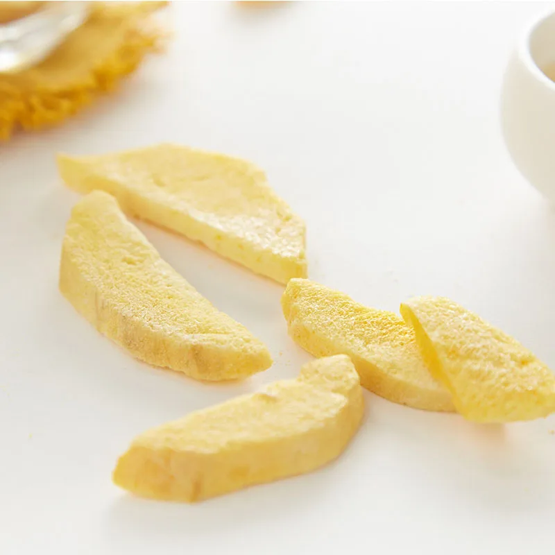 Замороженные фрукты, закуски, куски, без глютена, лиофилизирующий персик