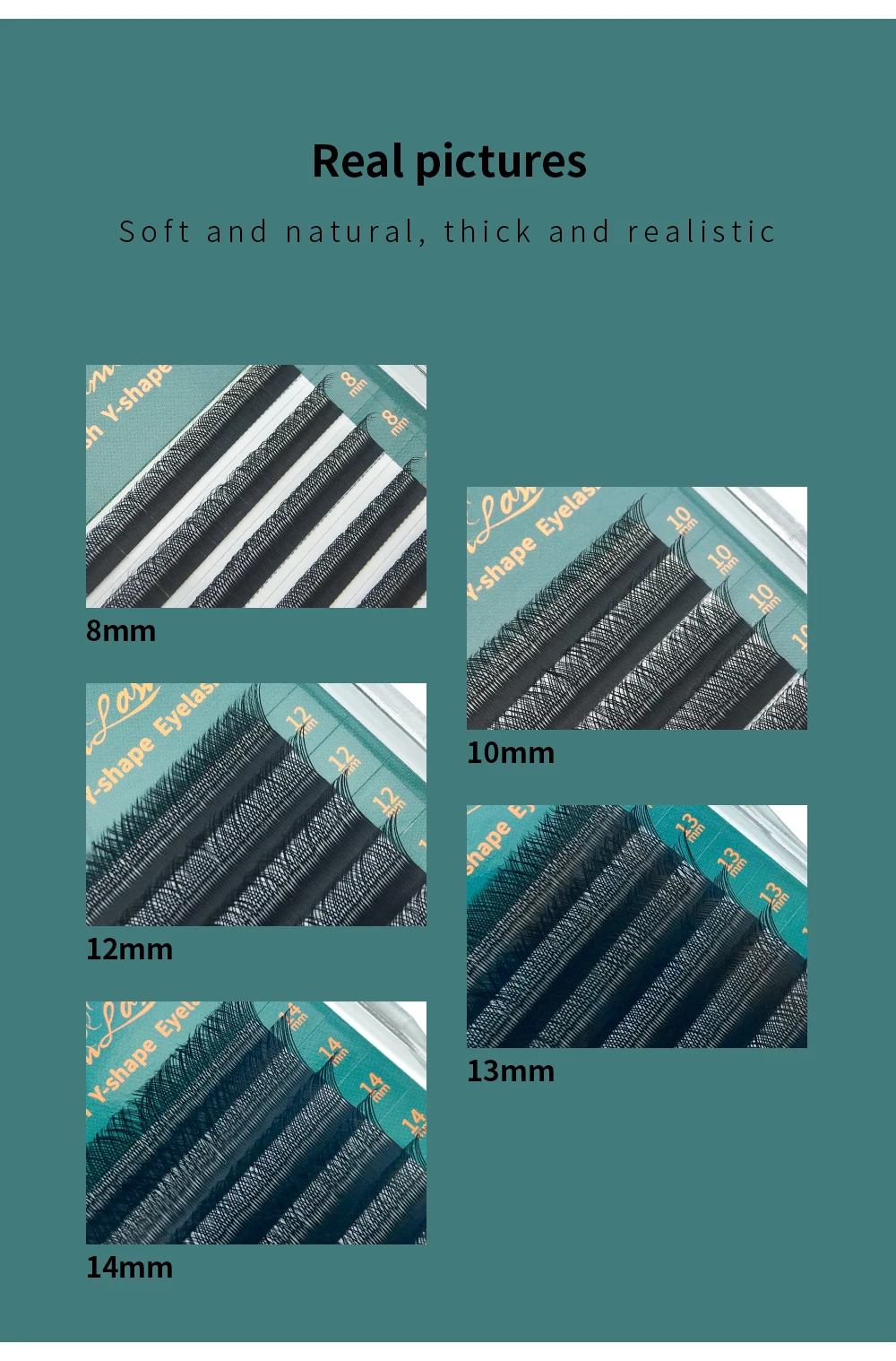 YY LASH Y shape eyelash extensions 0.07 Easy fanning Premade Volume lash  lashes Faux mink 12 rows mesh makeup