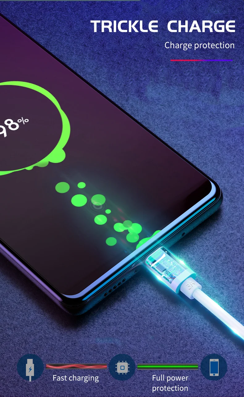 Factory direct PVC material lighting connector charging and data transferring cable for Iphone