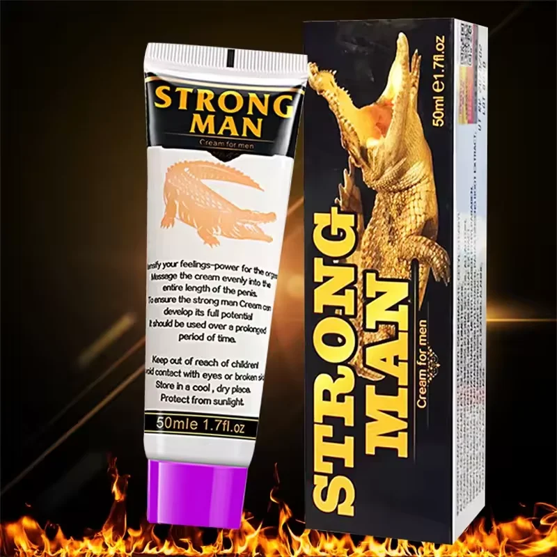 Strong man really strength three generations ointment male health care crocodile cream sex product for men