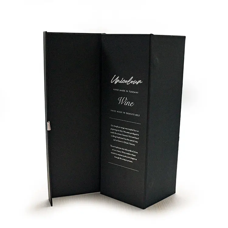 Custom design gift wine packaging box wine boxes liquor bottle gift box packaging for bottle