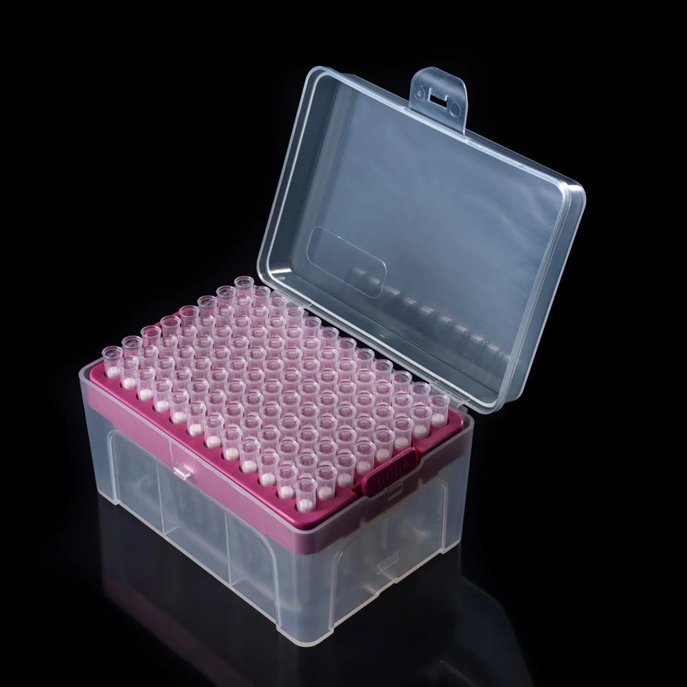 Rnase dnase, 96 наконечников, универсальные градиентные наконечники, стерильный фильтр, пипетка, коробка наконечников 10ul 200ul 1000ul