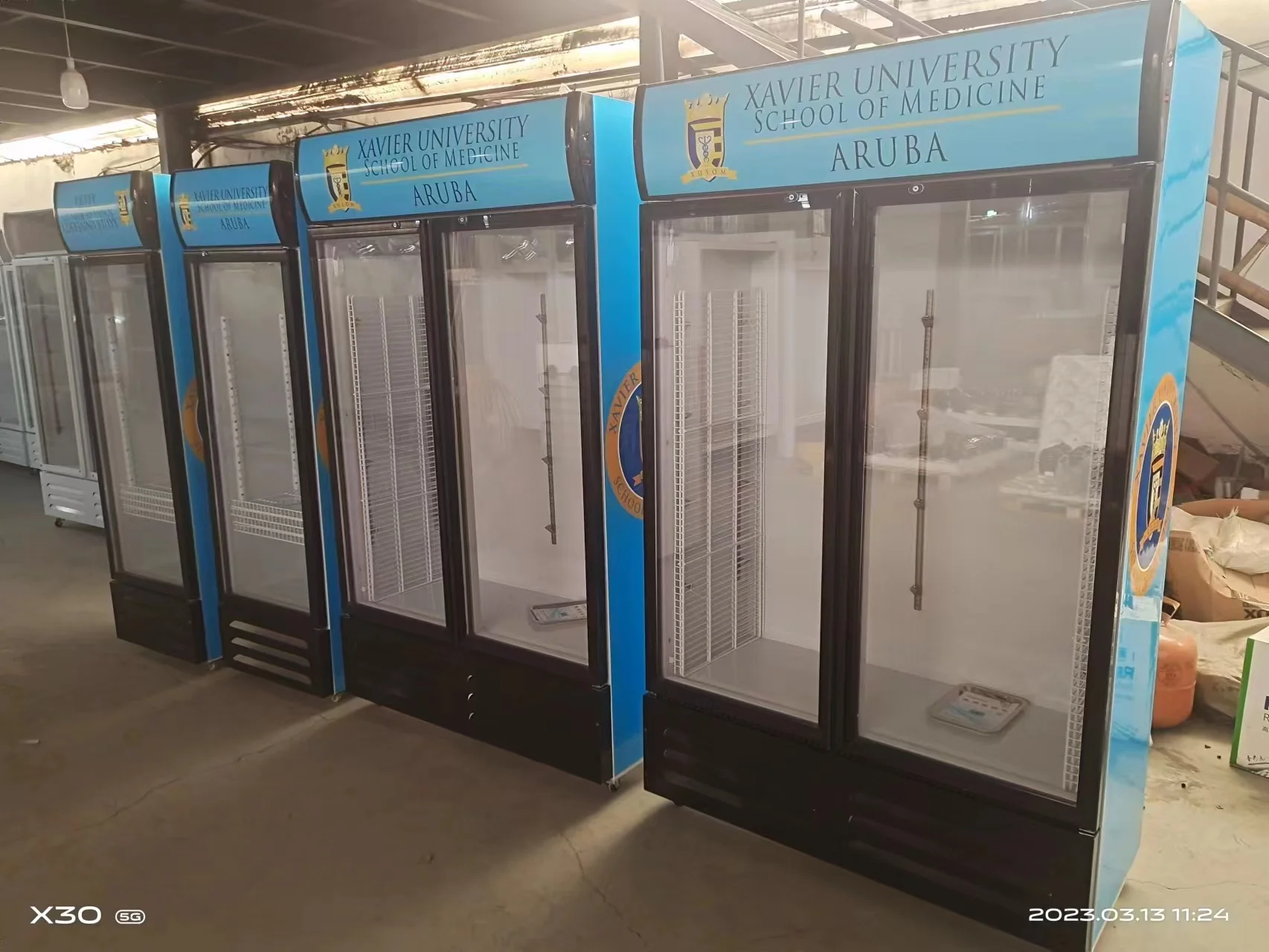 globel delivery pepsi Commercial Cola Upright Showcase beverage Refrigerator Drink Glass Door Cooler