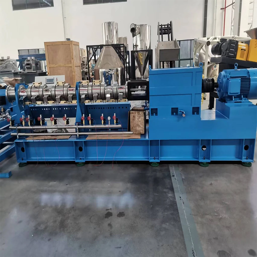 PE  EVA with Calcium carbonate talc mixing single  screw plastic extruder making machine